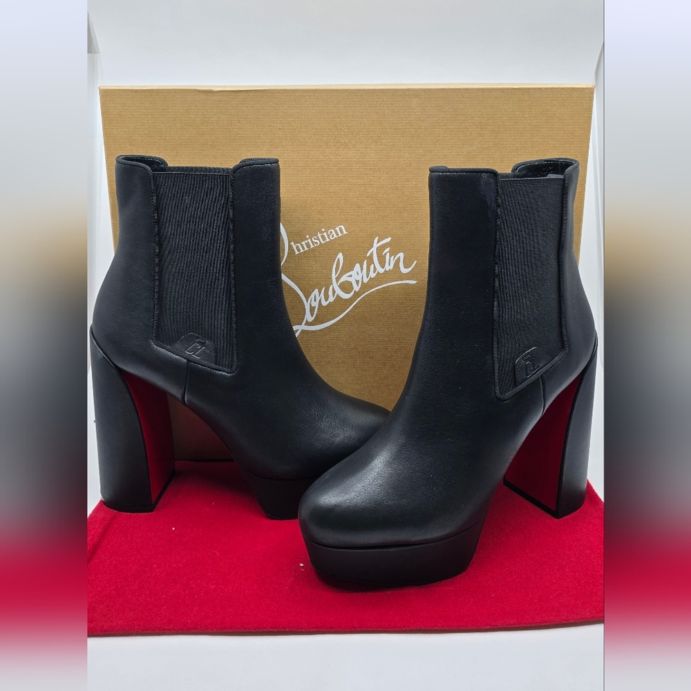 Louboutin Movidastic 130 Platform Ankle Boots